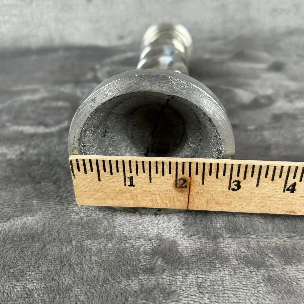 Vintage Silver Barley Twist Candlestick Holders Set of 3 Spiral Taper Pillars